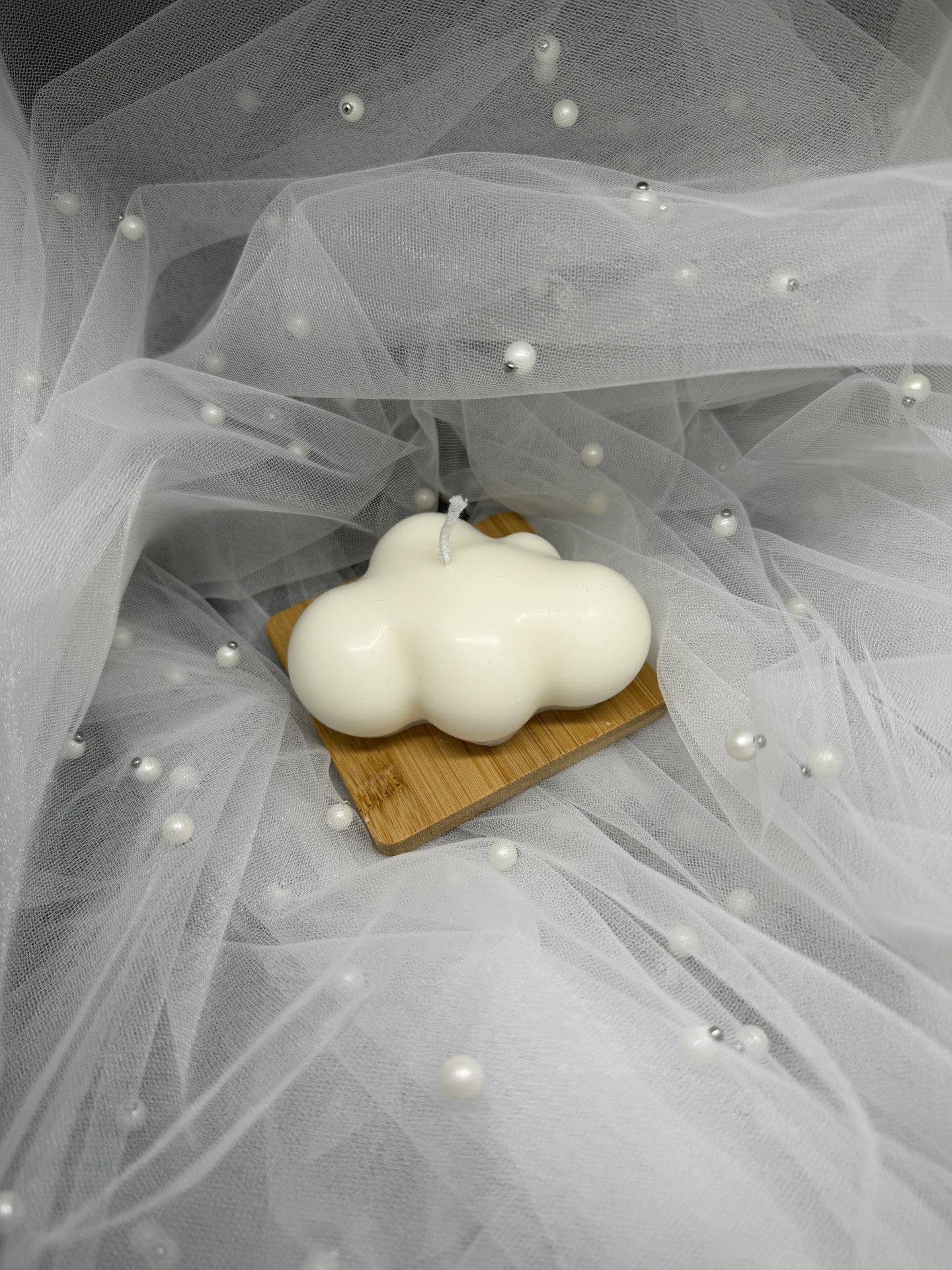 Wolken - Kerze (gross, mittel, klein und Set)