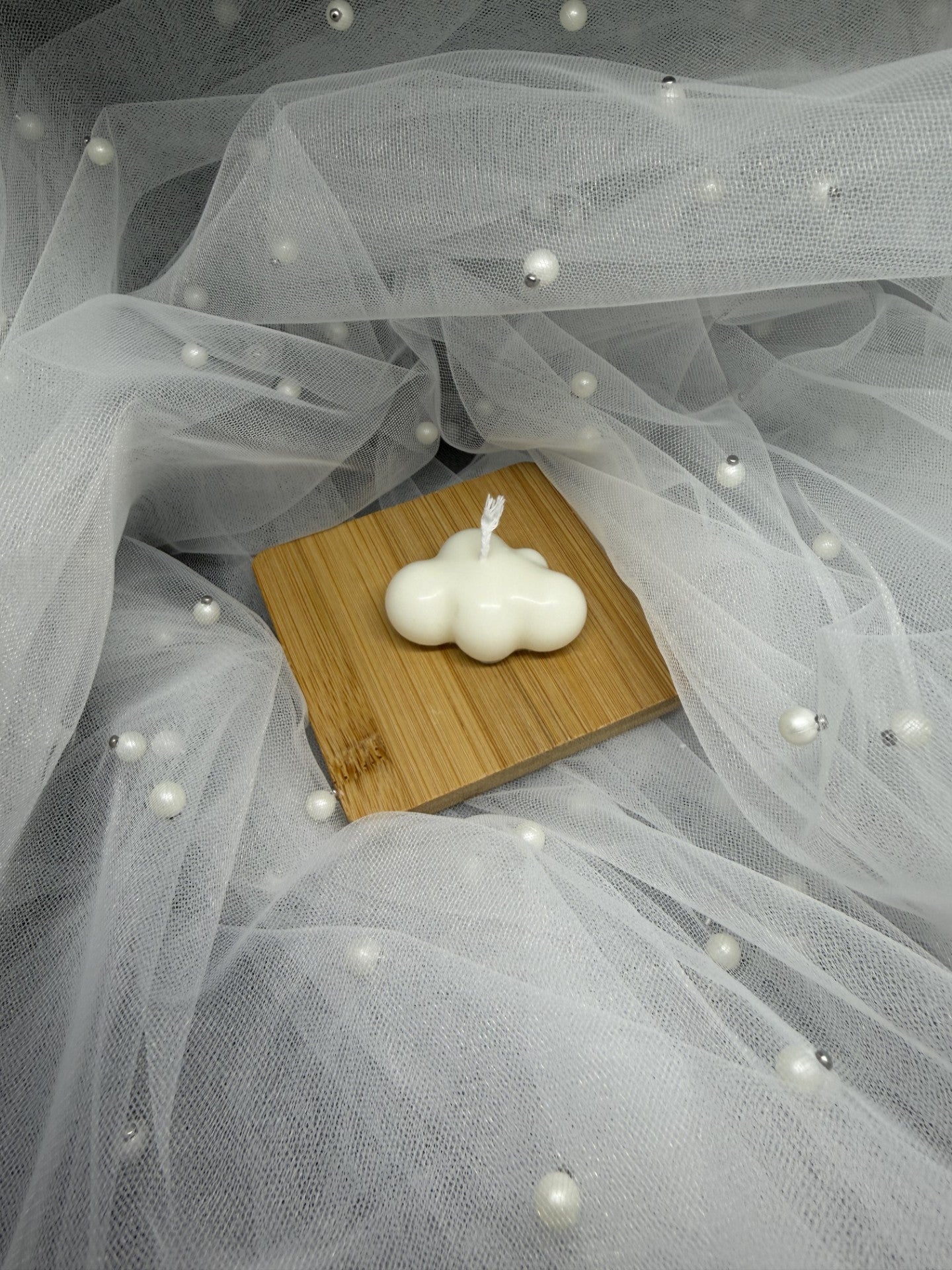 Wolken - Kerze (gross, mittel, klein und Set)